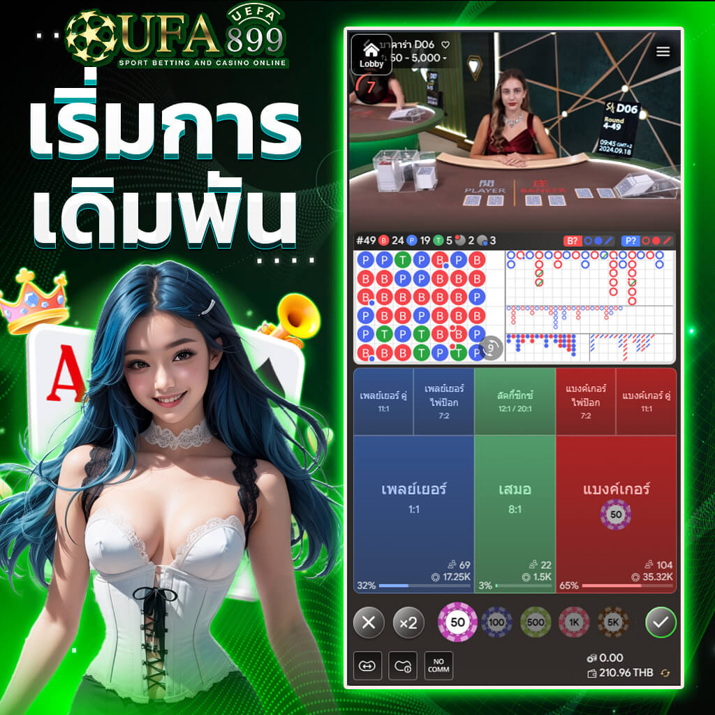 เว็บพนันแทงบอลคาสิโนที่ดีที่สุด ใช้งานง่ายผ่านมือถือ UFABET