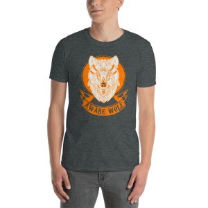 “Aware Wolf” Short-Sleeve Unisex T-Shirt